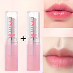 Waterproof Color-Changing Lip Balm – Long-Lasting, Smudge-Proof & Moisturizing Lipstick with Plant-Based Squalane for Hydration & Repair