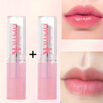 Waterproof Color-Changing Lip Balm – Long-Lasting, Smudge-Proof & Moisturizing Lipstick with Plant-Based Squalane for Hydration & Repair