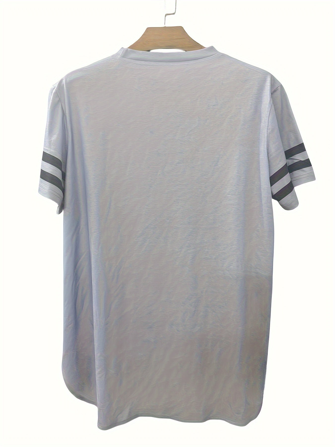 Women'S Plus Size Gray Casual T-Shirt with "95" Print, Loose Fit, Crew Neck, Short Sleeve, Polyester, Knit Fabric, Split Detail, All-Season Wear, Relaxed Fit Tee | Split Hem Detail | Polyester Fabric, Plus Size Blouses