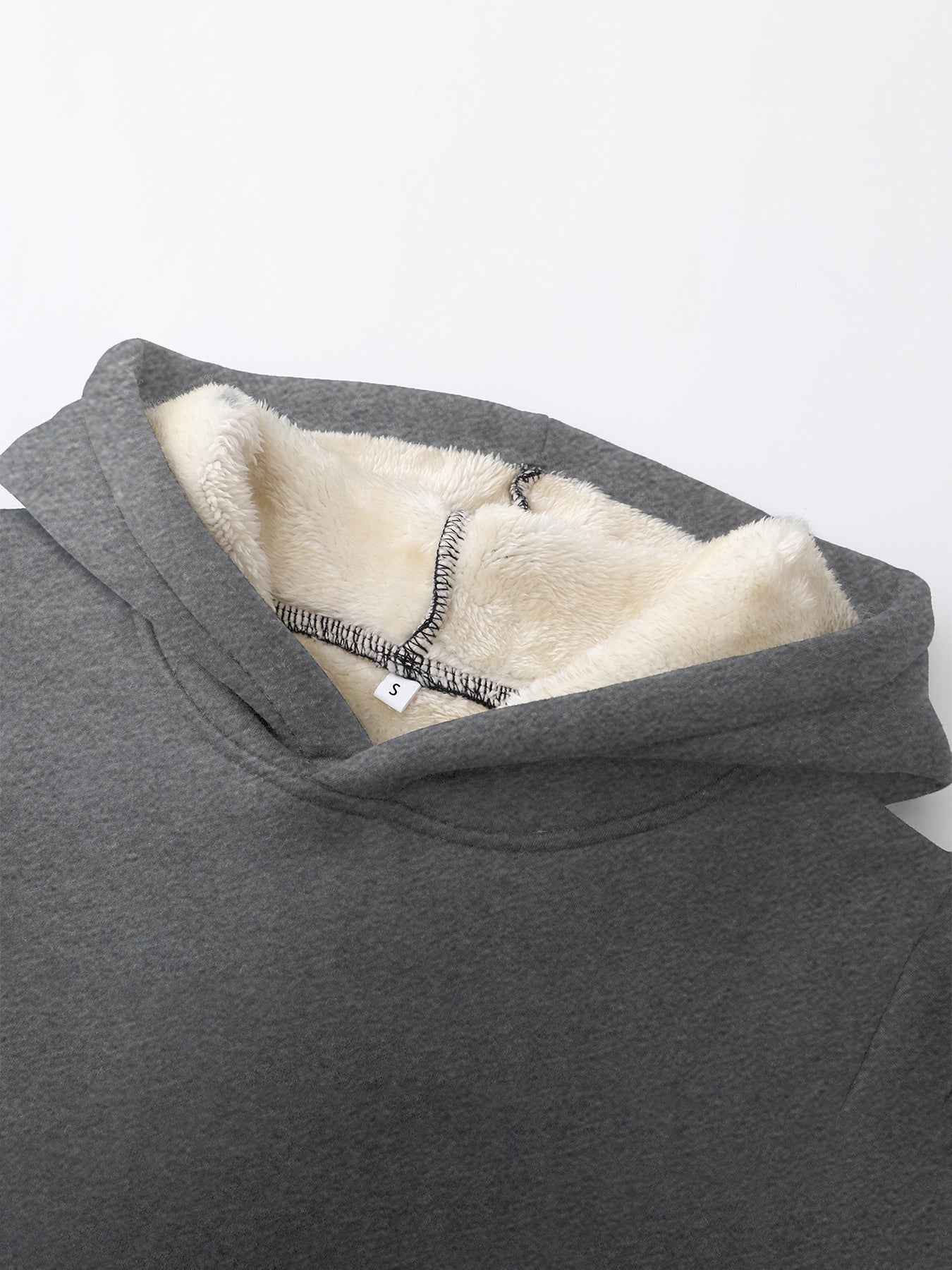 Cozy Plush Letter Print Hoodie & Pants Set for Women - Casual Knitwear, Machine Washable, Perfect for Fall/Winter