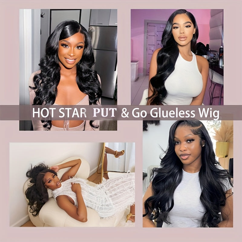 250% Density Glueless Wigs Human Hair Pre Plucked Pre Cut Loose Body Wave Ready To Wear 13x4 HD Lace Front Wig And Go Shoping Hd Lace Front Wigs Bleached Knots Human Hair Glueless Put On And Go Black Human Hair Wigs 3 Seconds
