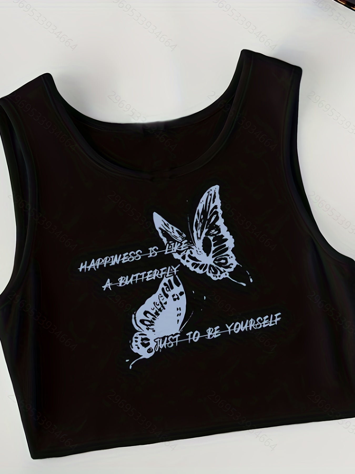 Graphic Print Tank Top 4 Pack, Sexy Crew Neck Summer Sleeveless Top, Women's Clothing