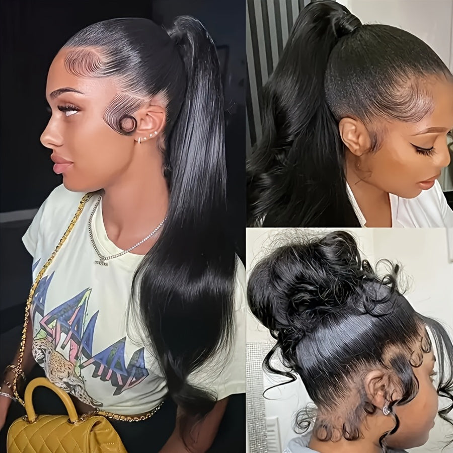 200 Density 360 Lace Front Wig Human Hair Body Wave Lace Front Wigs Human Hair Wigs For Women Pre Plucked Brazilian Lace Frontal Wig Human Hair Lace Closure Wig Natural Color