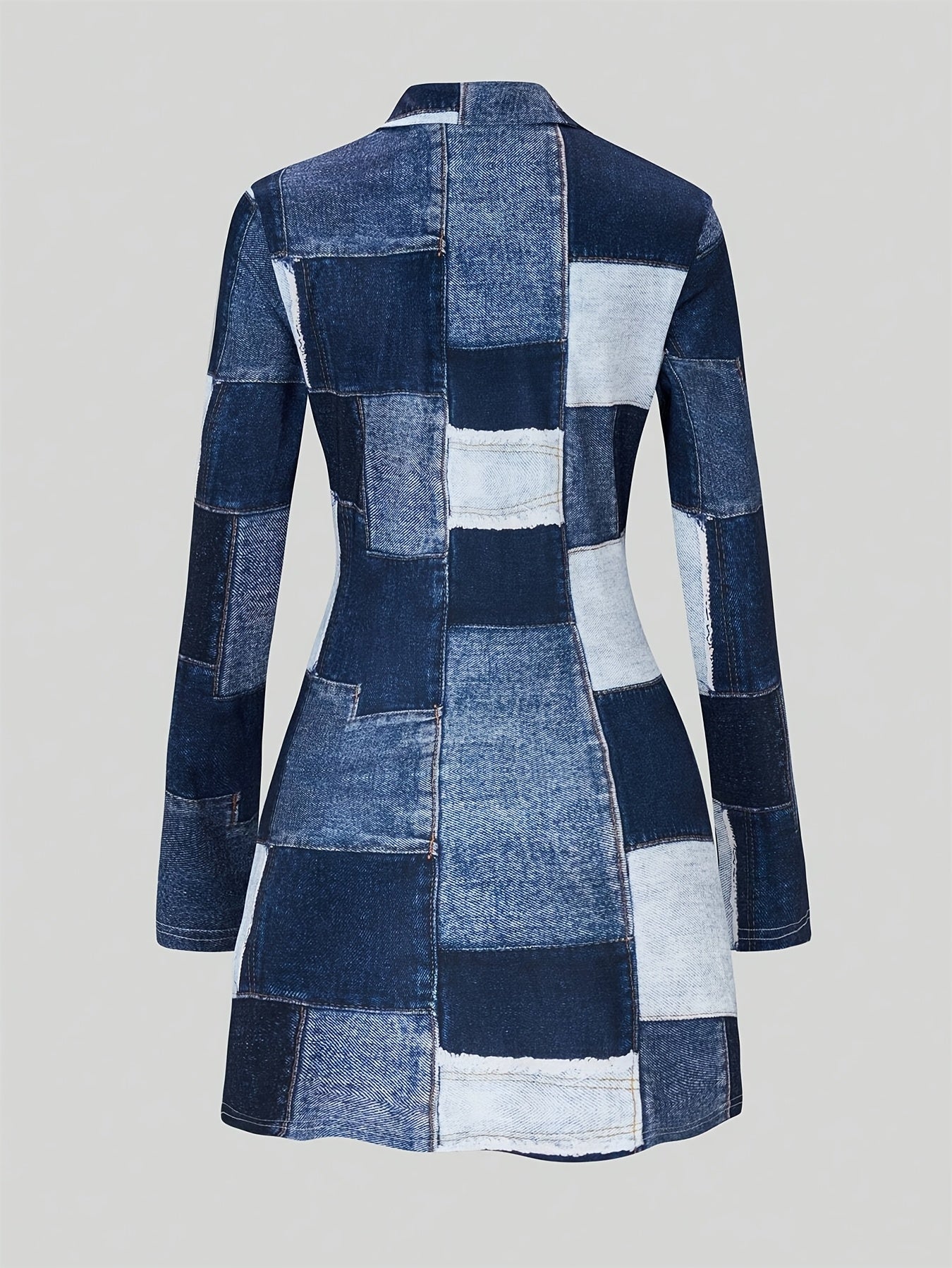 Ladies Plaid Printed Button-lapel Knitted Top And Skirt Suit, Spring And Summer Suitable For Daily Leisure And Business Office, Polyester Fiber, Women'S Wear
