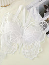 Chic Lace Cami Top with Bow Detail - V-Neck, Semi-Sheer Floral Print, Nylon Blend, Perfect for Casual Summer Wear