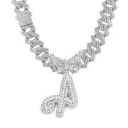 Women's Elegant Butterfly Necklace - Zinc Alloy, Rhinestones Mosaic, Synthetic Stones | Perfect Jewelry Gift | Christmas Jewelry