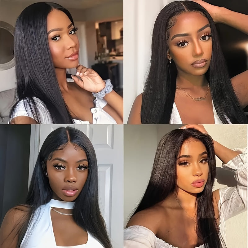 Straight Clip In Hair Extensions Real Human Hair Clip Ins Hair Extensions For Women 8pcs Clip On Hair Extensions 18 Clips Double Weft Brazilian Remy Natural Human Hair 120G