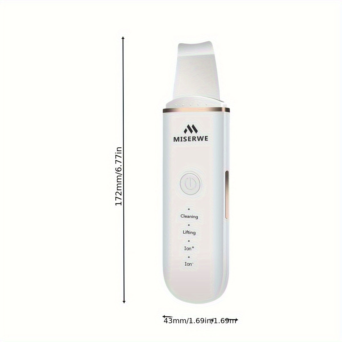 Light Beige Scrubber Facial Light Beige Scraper Deep Cleansing Pore Cleaner, Valentine's Day and New Year Gift, Best Valentine's Day Gift