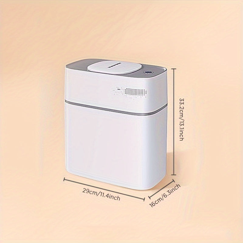 Bathroom Smart Touchless Trash Can - 4 Gallon Automatic Motion Sensor Rubbish Can with Lid Electric Narrow Small Garbage Bin for Kitchen, Office, Living Room, Toilet, Bedroom, RV