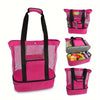 Minimalist Double Layer Beach Bag with Pouches and Storage, Lightweight Versatile Travel Bag, All-Match Outdoor Bag with Insulated Layer