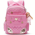 ALLC- Student Backpack, Women'S Backpack 15.6-inch Laptop Backpack College Backpack Cute Backpack For Women College Students, Pink, Laptop Backpack