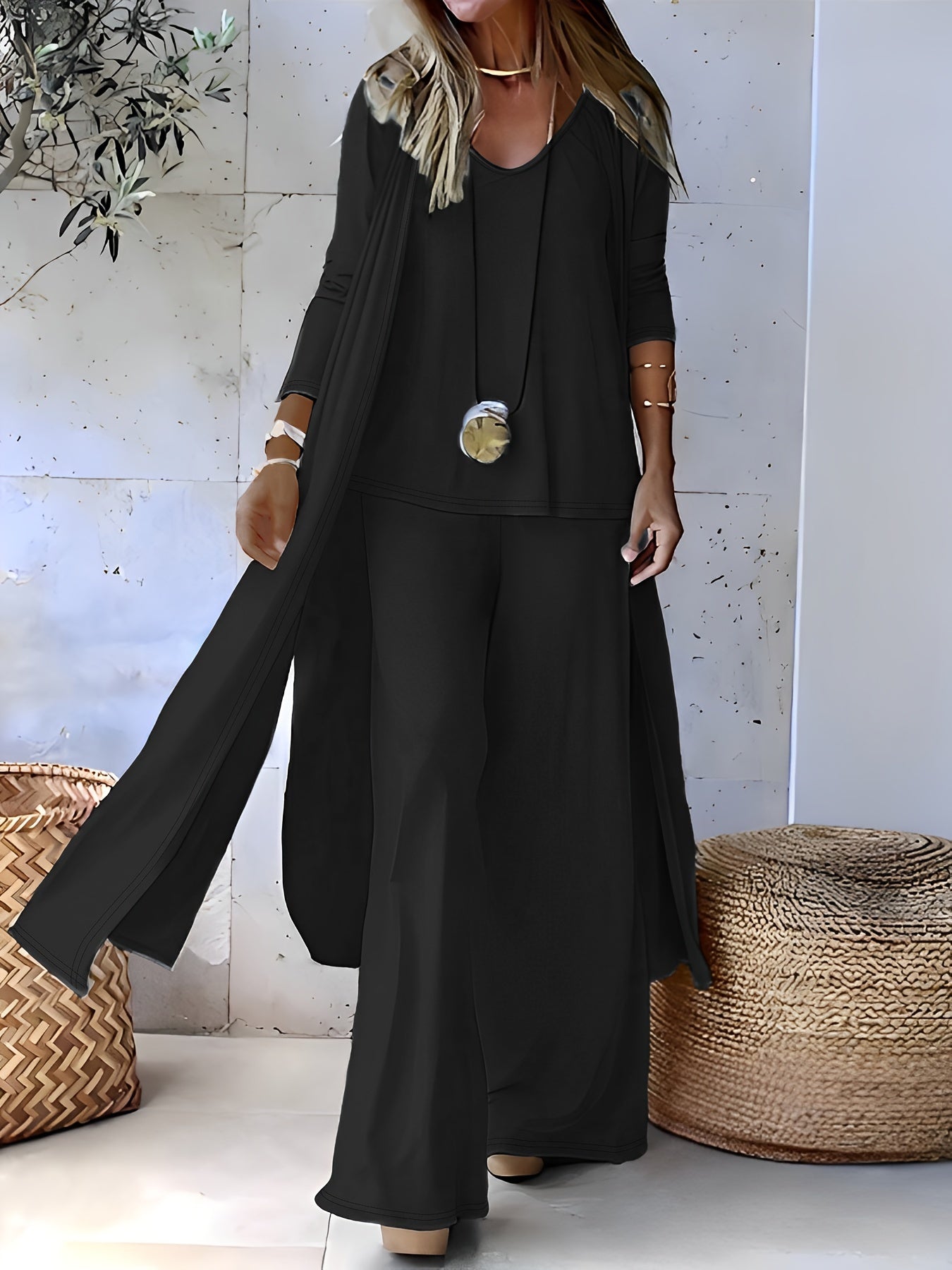 Women's Pants Suit Set
