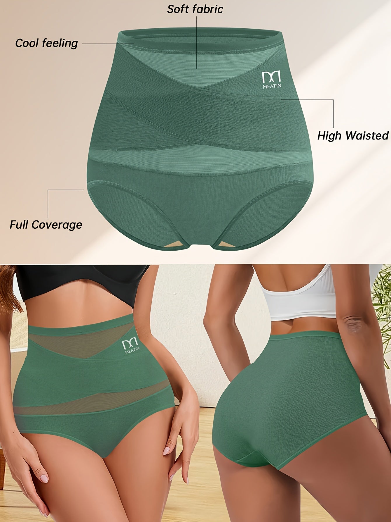 6pcs High Waisted Shapewear Women'S Panties, Breathable Tummy Tightening Compression Panties, Lift and Shape Hips, Black Friday Event, Suitable as Christmas Gift Ladies Underwear and Shapewear