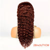 Easter Special Offer 180 Density 5x5 Red Brown Dark Wavy Front Wig 5x5 Glueless HD Lace Front Wig Colorful Curly Lace Closure Front Human Hair Wig