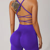 Women's Seamless Activewear Set - Lightweight Nylon Sports Bra and Shorts, Breathable, Stretchy Fabric for Fitness and Training, Summer Collection
