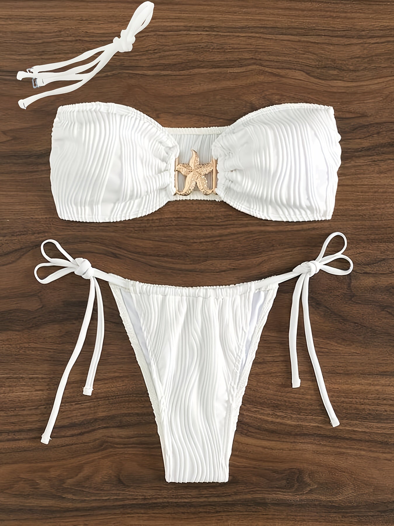 Women's Bikini Set with Sexy Starfish Decoration
