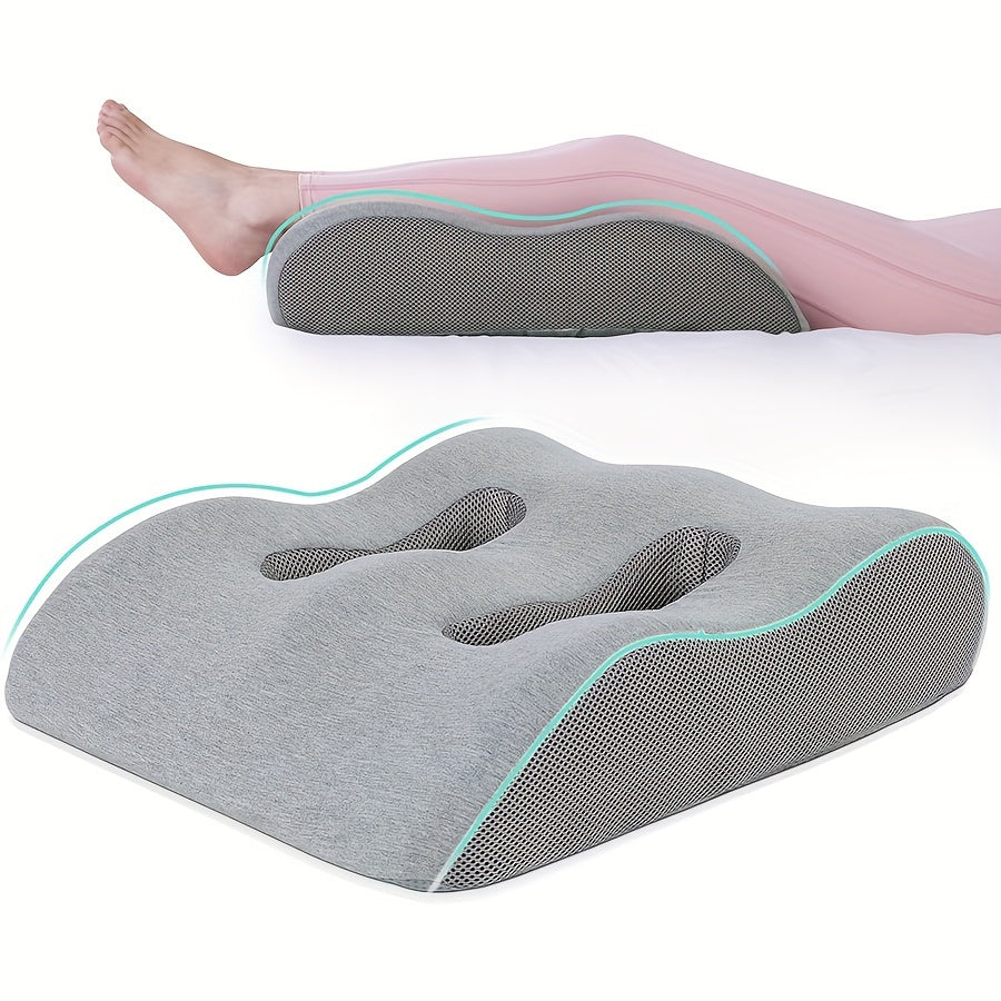 Ergonomic Leg Wedge Pillow for Post-Surgery & Injury Support, Breathable Design for & Improved Circulation, Removable Washable Cover, Mesh Fabric for Ventilation, Double Leg Elevation, Comfortable Rest &