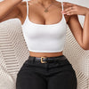 Western Style Simple Casual Off the Shoulder Slingback Knit Top, High Stretch Solid Color, Short Length, Slim Fit, 180g/m² Polyester Fabric