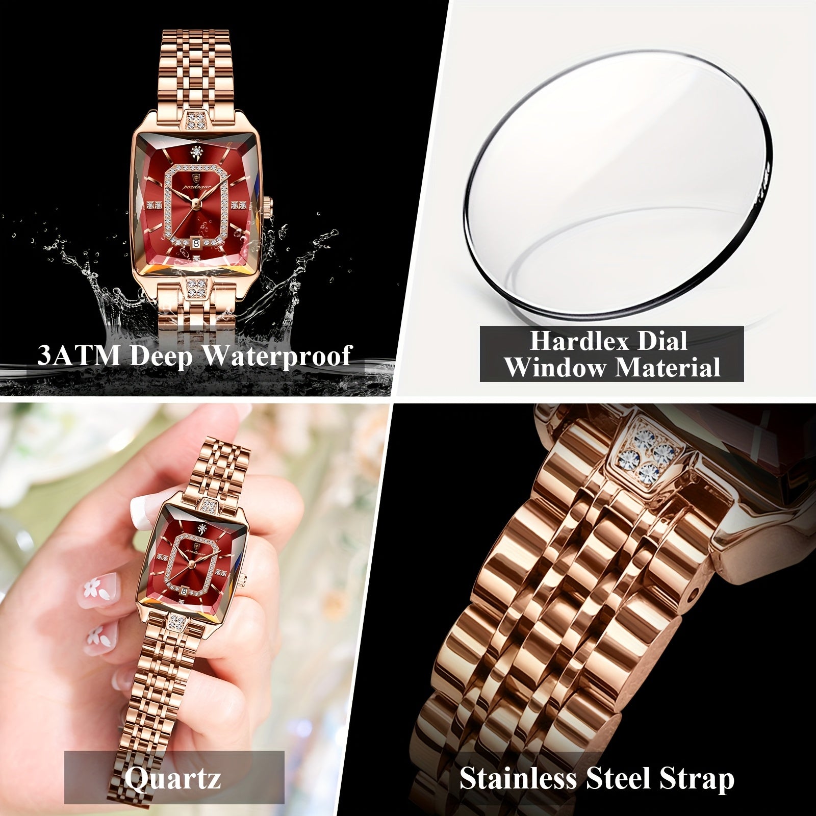 POEDAGAR Fashion Students Korean Casual Ladies Watch Luxury Stainless Steel Best Selling Simple And Elegant Quartz Wristwatch.