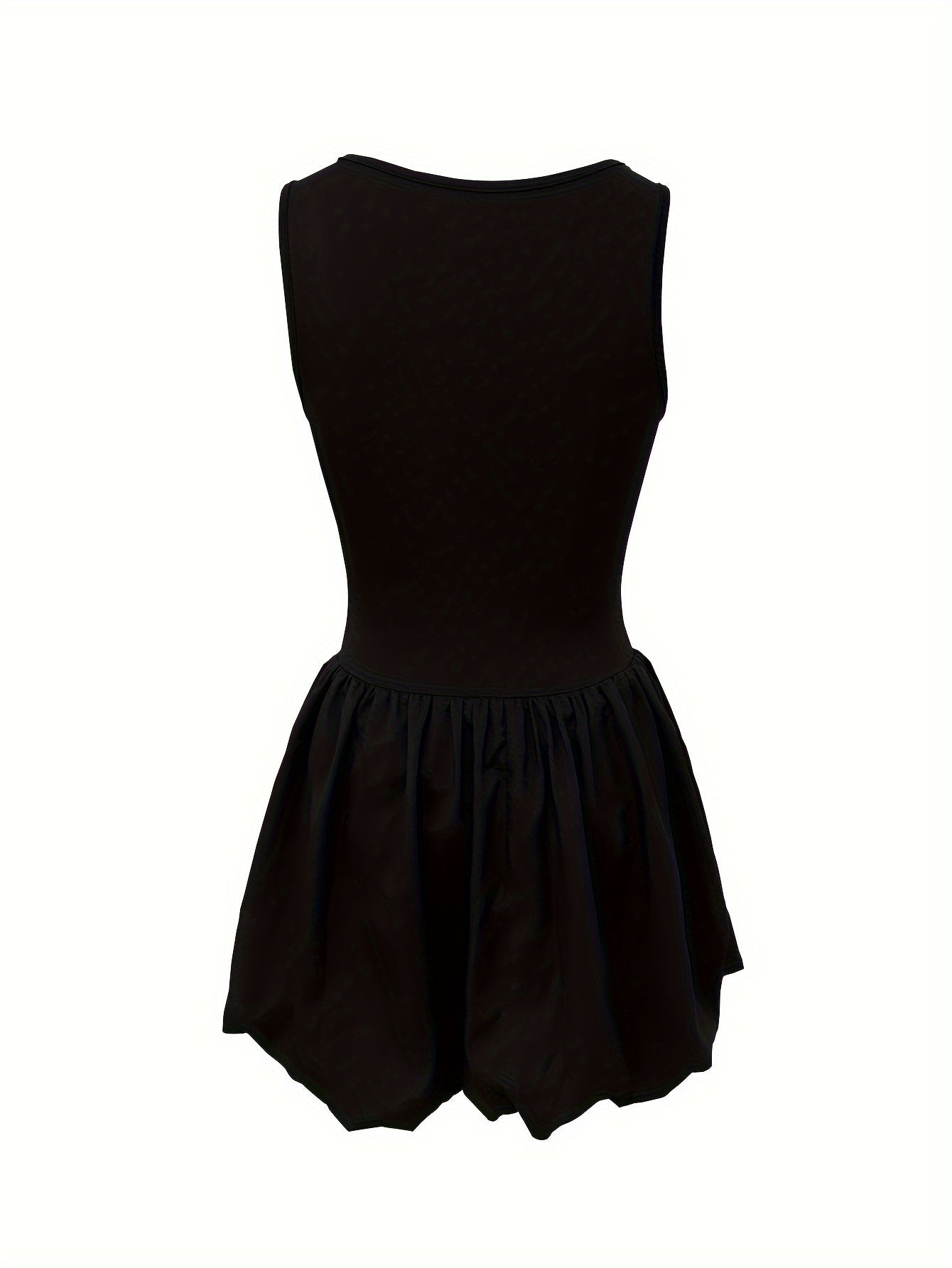 2231 European And American Women'S Fashion Tank Top Style Slim Sexy Fluffy Sleeveless Vest Dress