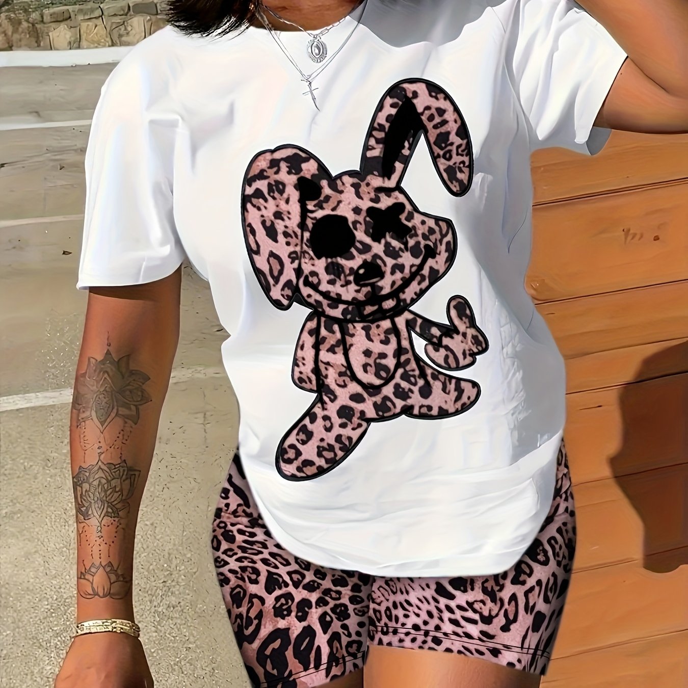 Oriented Fashion Print Shorts Set Trend