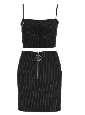 BUSINESS WOMAN 2 PIECE PLAID SET