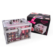 Lipstick, eye shadow and nail set