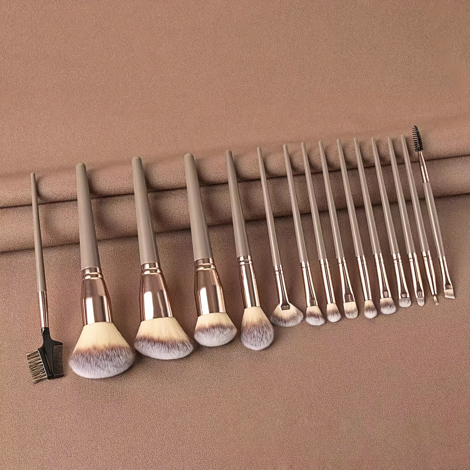 Valentine'S Day Gift Complete Function Makeup Brush Kit Premium Synthetic Eyeshadow Foundation Face Blending Blush Brush Concealer Eye Makeup Brush Set Ideal For Makeup Beginner Artist Holiday Gift Atmosphere Holidays Beauty