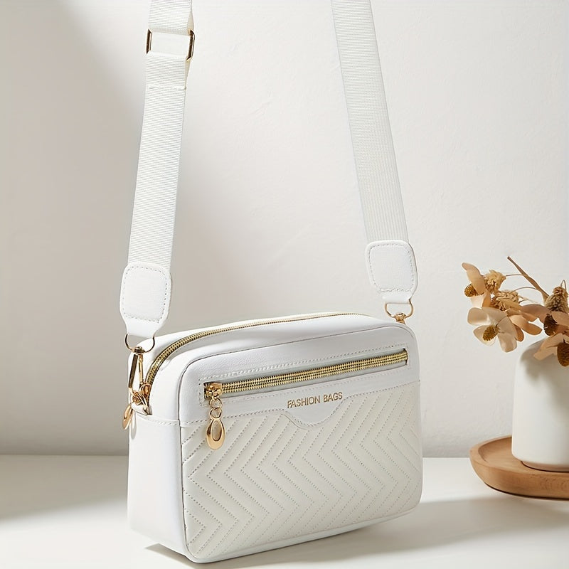 Stylish Embossed, Embossed Quilted Square Crossbody Bag + Women's Mini Wallet Pendant Combination Set, Multifunctional Shoulder Bag, Square Bag, Very Suitable for Outdoor Commuting, Daily Use and Travel