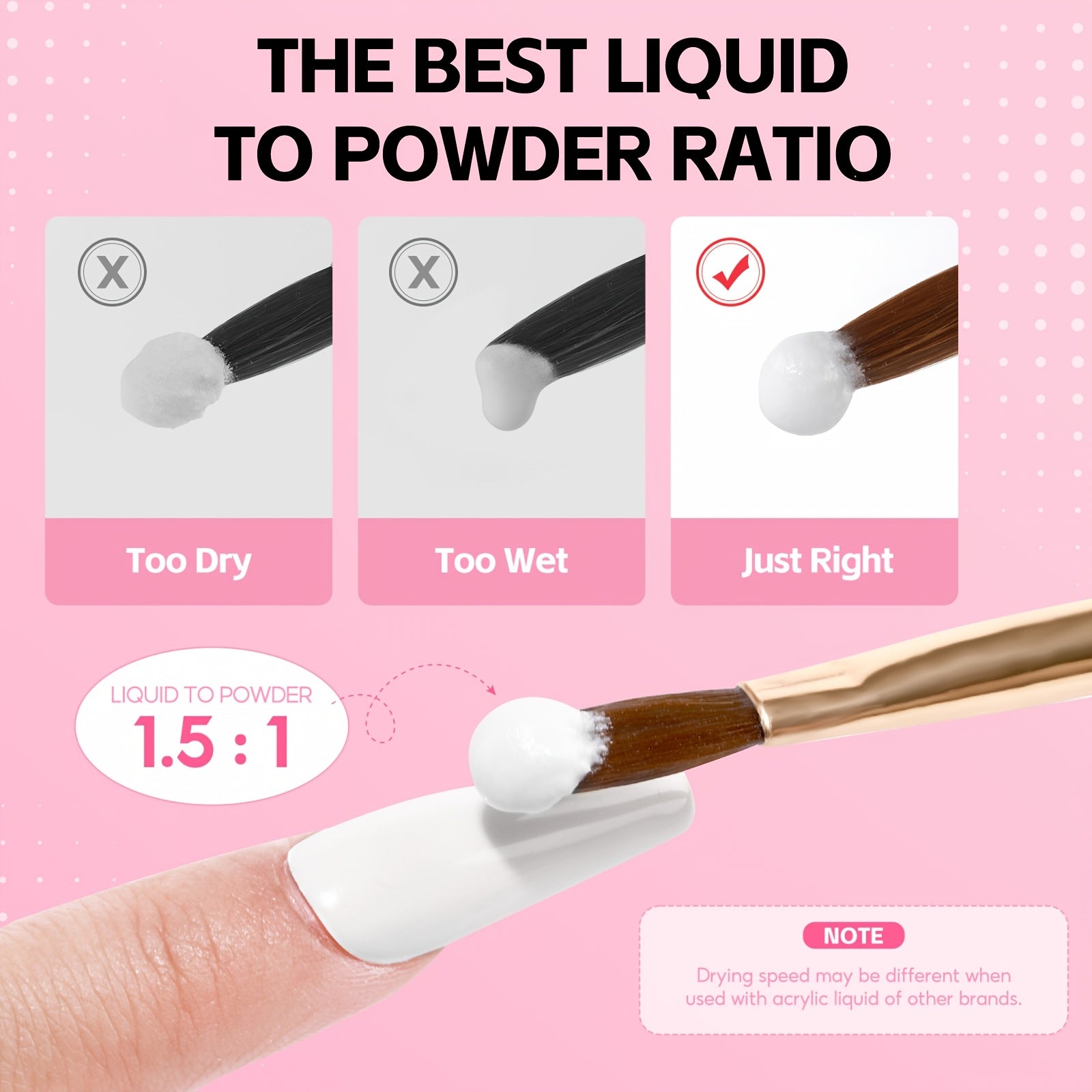 COSCELA Acrylic Powder Kit Nail Art Glitter Powder Gel Nail Polish Kit with Nail Drill And Nail Lamp Acrylic Liquid Manicure Tools Set Nail Extension Acrylic Nail Accessories Kit Valentine's Day Gift