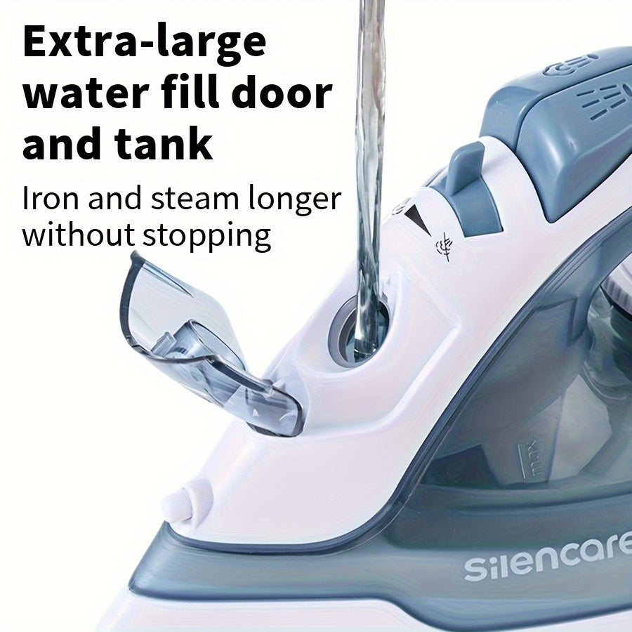 1Pc, Clothes Steam Iron With Non-stick Soleplate And Adjustable Thermostat Control, Equipped With Overheat Safety Protection At 120V