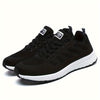 Women's Letter Graphic Lace-up Walking Shoes, Mesh Breathable Athletic Sneakers For Tennis Fitness Gym