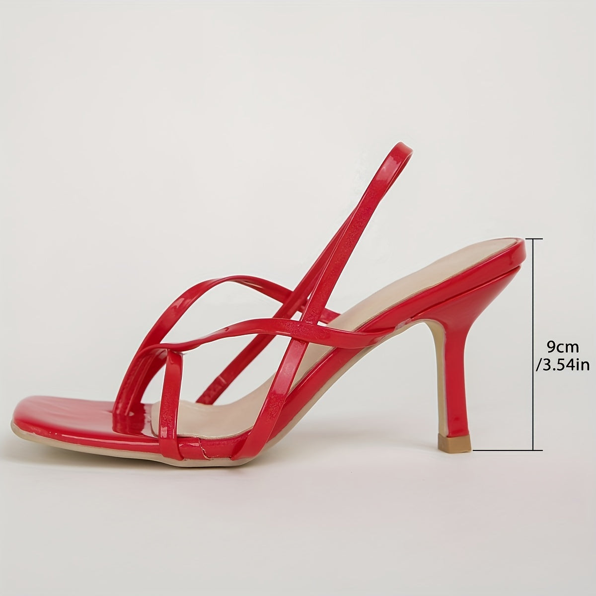 Women's Solid Color Stiletto Heeled Sandals, Fashion Clip Toe Dress Pumps, Stylish Ankle Strap Slingback Heels