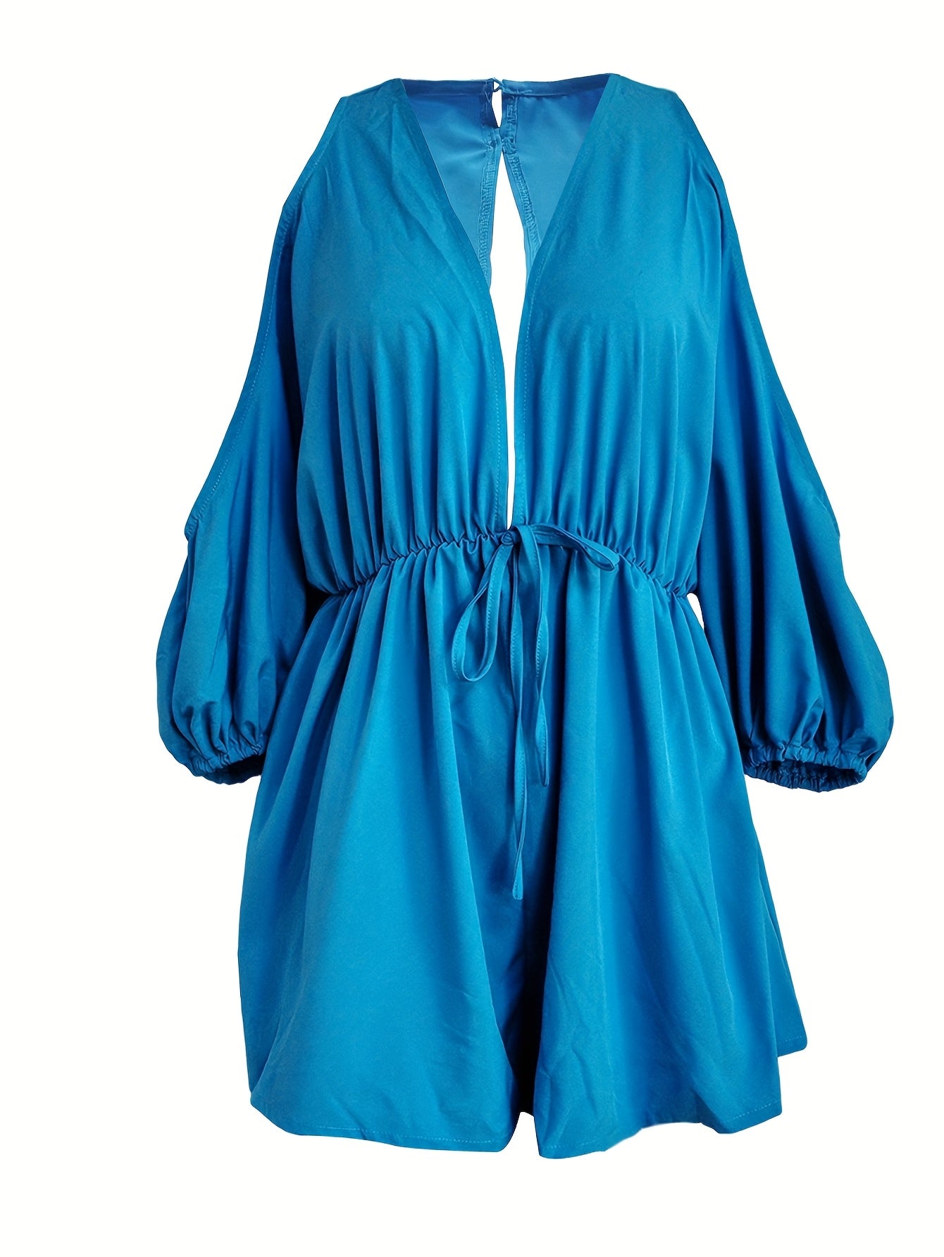 Women's Elegant & Sexy Halter Neck Jumpsuit - Lightweight Solid Color Spring/Summer Lounge & Party Wear, Hand Wash Only, Summer Outfit | Flowing Silhouette | Sensual Fit