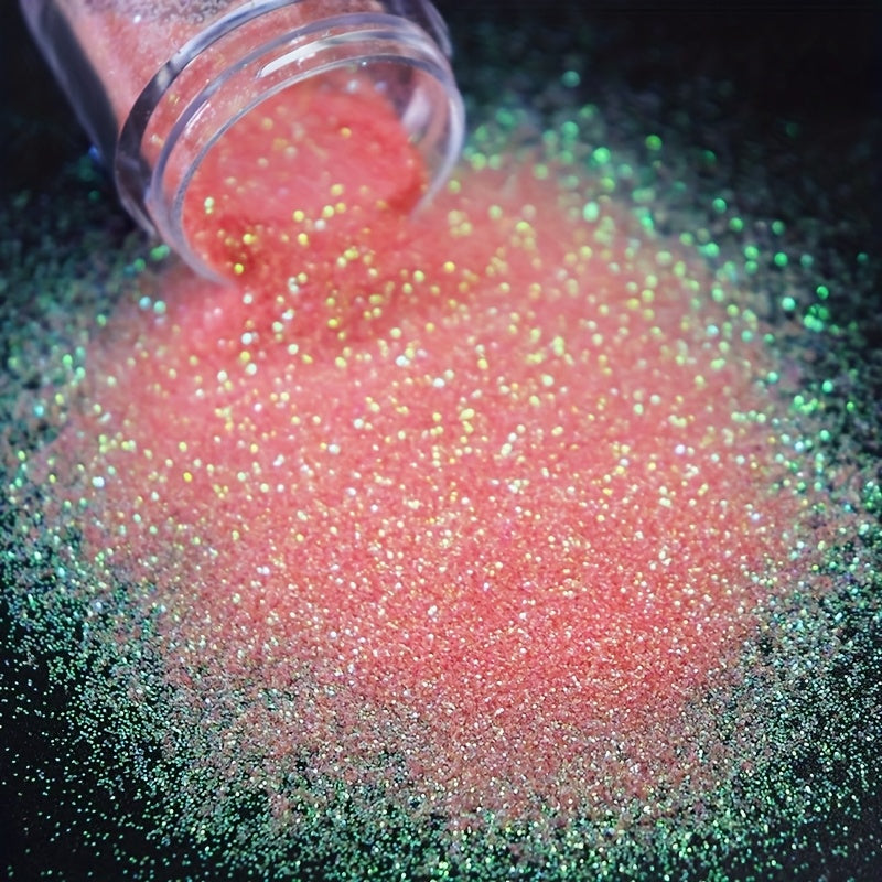 3pcs/Set Bottled Candy Colored Nail Glitter Summer Color 0.2Mm Fine Glitter Powder