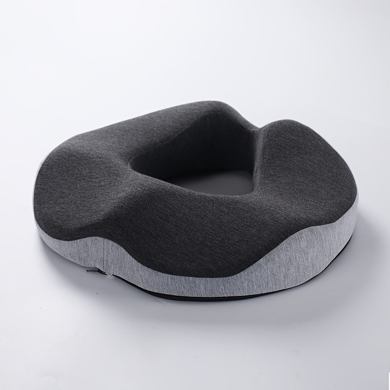 Ergonomic Memory Foam Donut Cushion - a Comfortable Office Pillow That Alleviates Tailbone Pain, Bedsores, Hemorrhoids, Sciatica, And Aids in Post-Surgery Recovery.