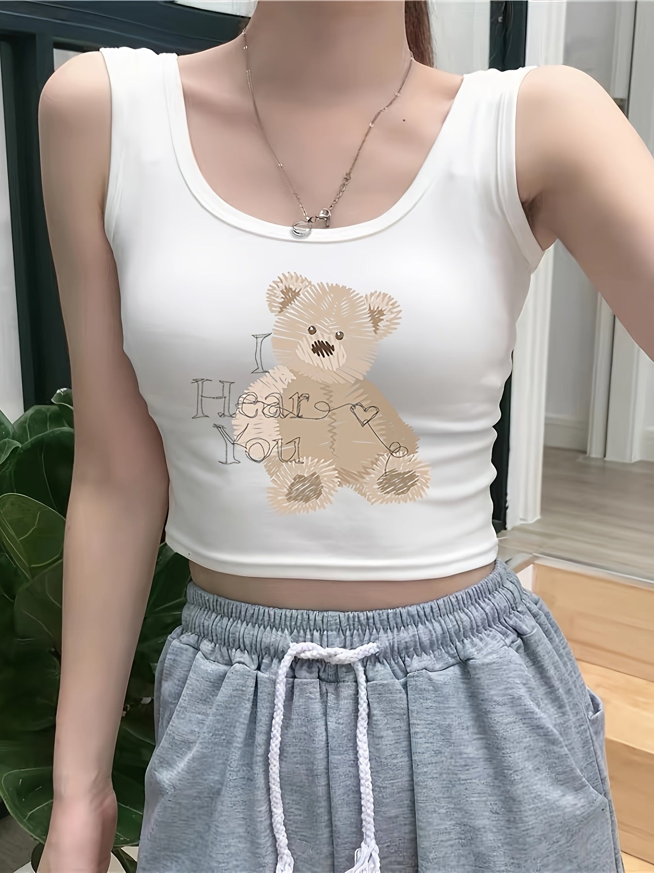 New sexy ladies casual regular print fashion vest