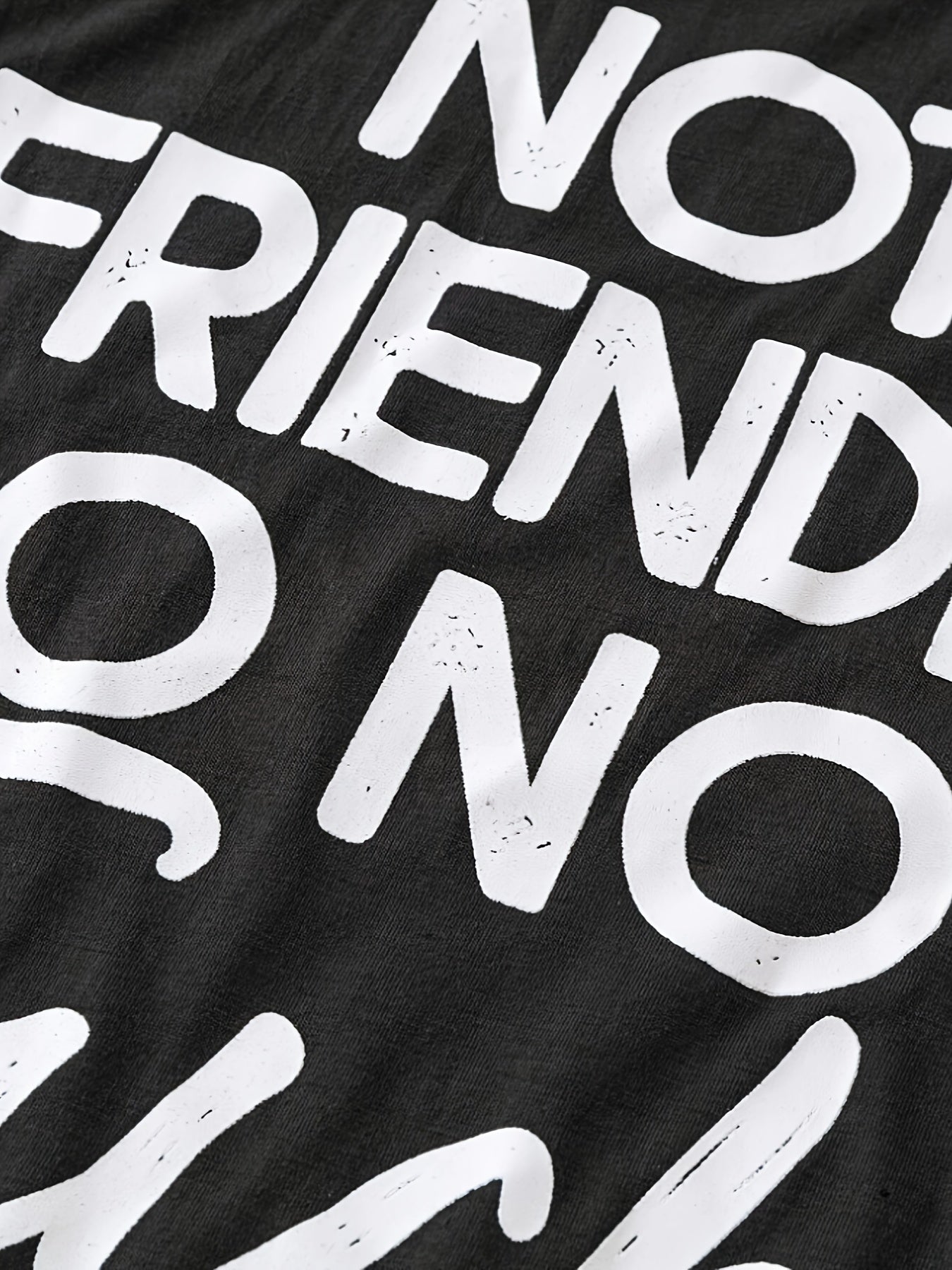 Women's Casual "NOT FRIENDLY DO NOT TOUCH" Graphic Tank Top - High Elasticity Slim Fit Sleeveless Shirt, Black with White Lettering, Round Neck Summer Top for Casual Attire, Ladies Tank Tops, Humorous Clothing, Bold Lettering