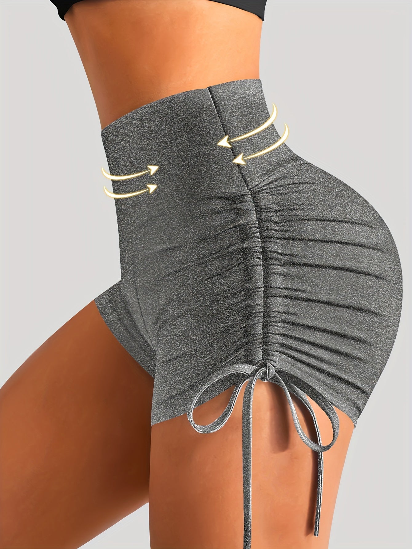 Yoga Casual 2-point Bottoming Pants with Free Side Drawstring and Wrinkle Reduction for Sexy Casual Free Switching