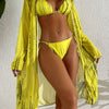 Three-piece Bikini Shawl Mesh Sunscreen Set