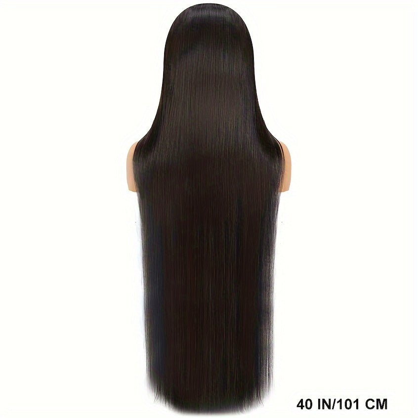 [ Items For The Season Change]Human Hair Wigs With Bangs Ready To GO Glueless Straight Wigs For Beginners Women 100% Brazilian Human Hair