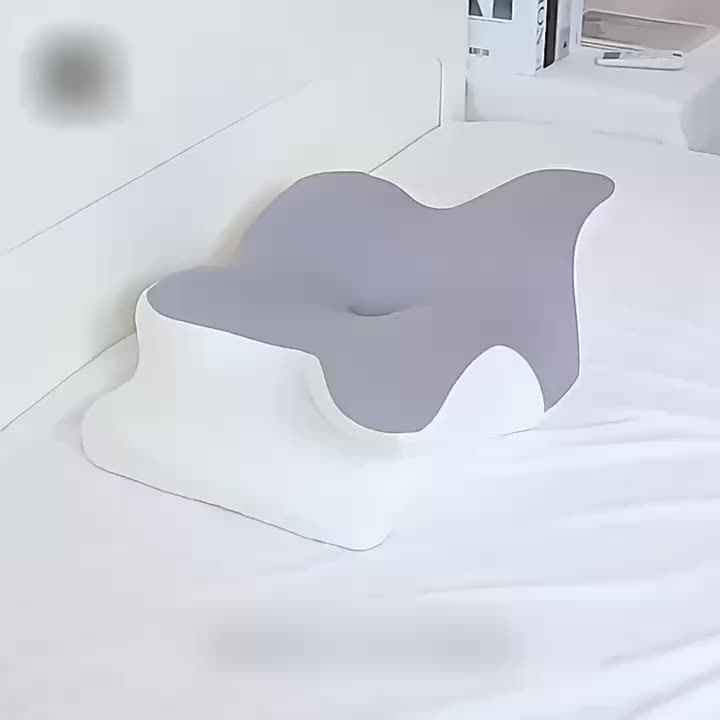 Slow Rebound Breathable Memory Foam Multi-functional Pillow, Cervical Spine Support, Stain-Resistant, Soft, Suitable for All Sleeping Positions