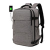 Airlines Approved Women'S Travel Backpack with Shoe Compartment, Casual Laptop Bag, Adjustable Strap, Zipper Closure, Polyester Lining, Solid Color, USB Powered - Multi-Color Options