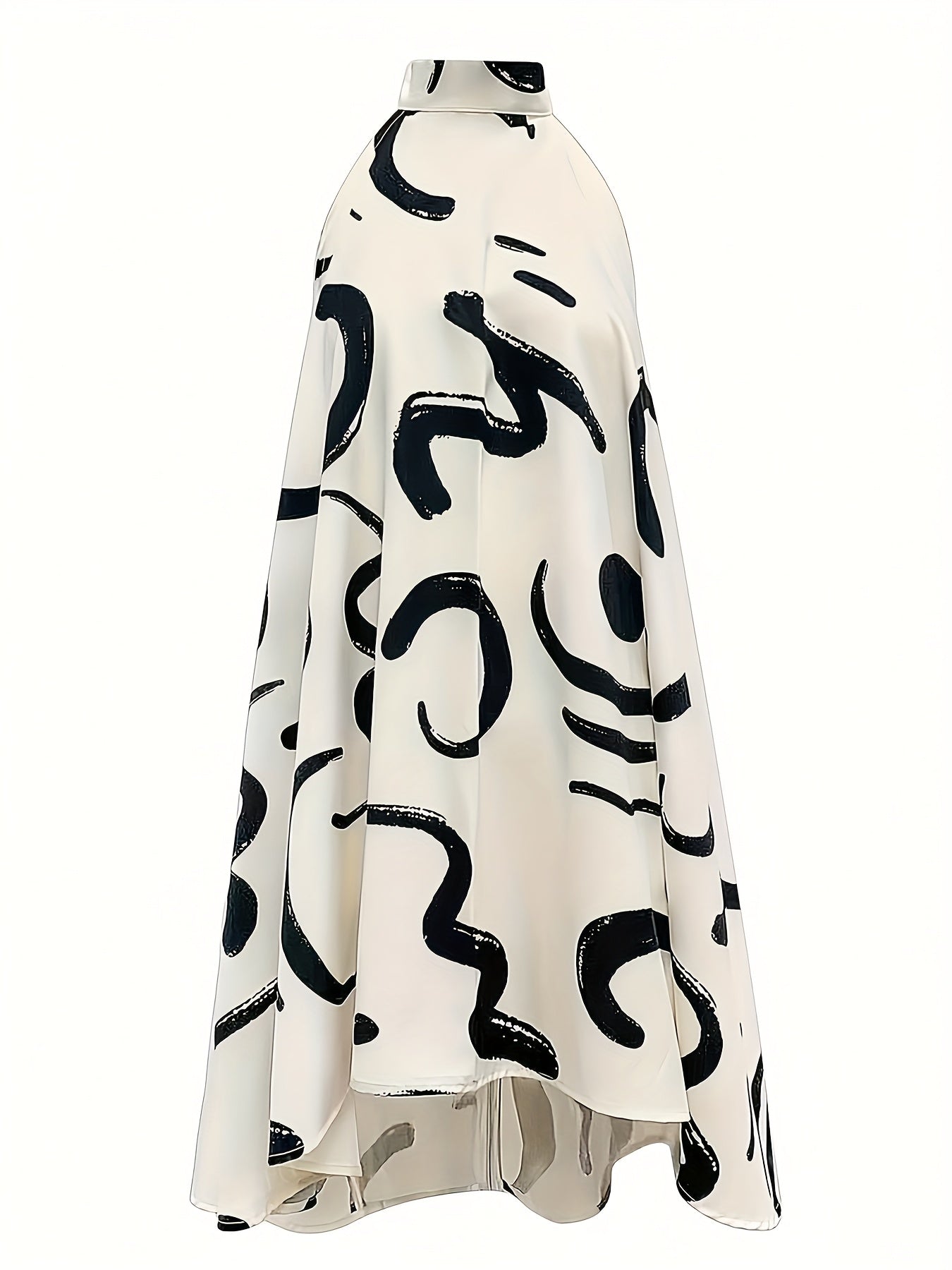 Developing Popular New Digital Print Lace-Up Dresses for Women'S Fashion in Europe And America.