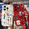 A Cute Cartoon Creative Teacup with a Kitten Design, Fully Wrapped And Shockproof, Suitable for Apple Iphone 16/15/14/Pro Max/Plus/Pro Cases for Phone 13/12/11 Pro/Mini with Full Coverage MAX Protection, Featuring a Lanyard T