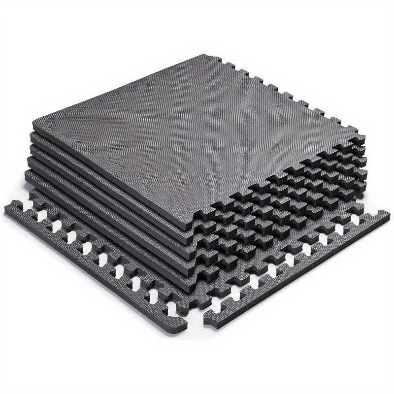 Marcy EVA Foam Interlocking Flooring Mat High Density NonSlip Tiles for Fitness Equipment Workout Cushion and Floor Protection