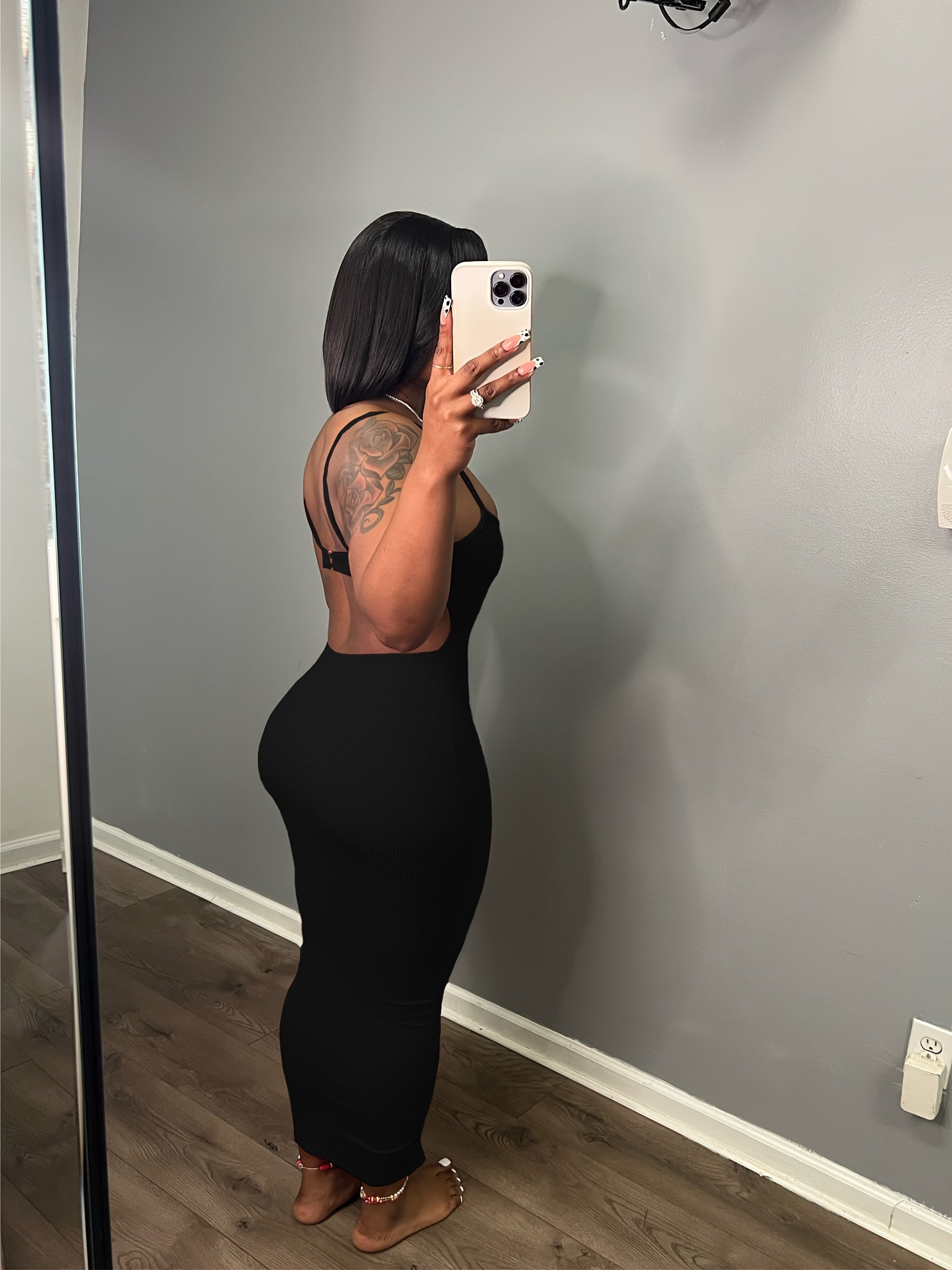 Women'S Casual Slip Dress Sleeveless Bodycon Dresses Ribbed Maxi Sundress Basic Party Club Dress