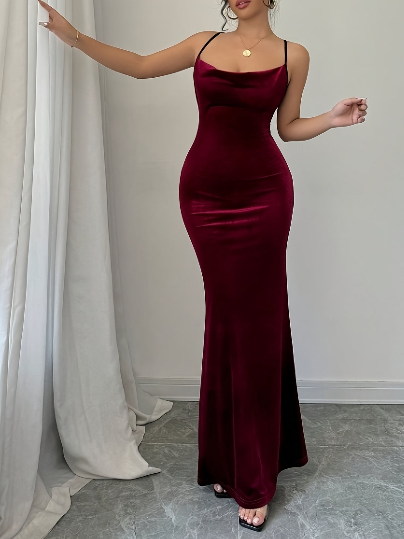 Elegant Women'S Red Dress