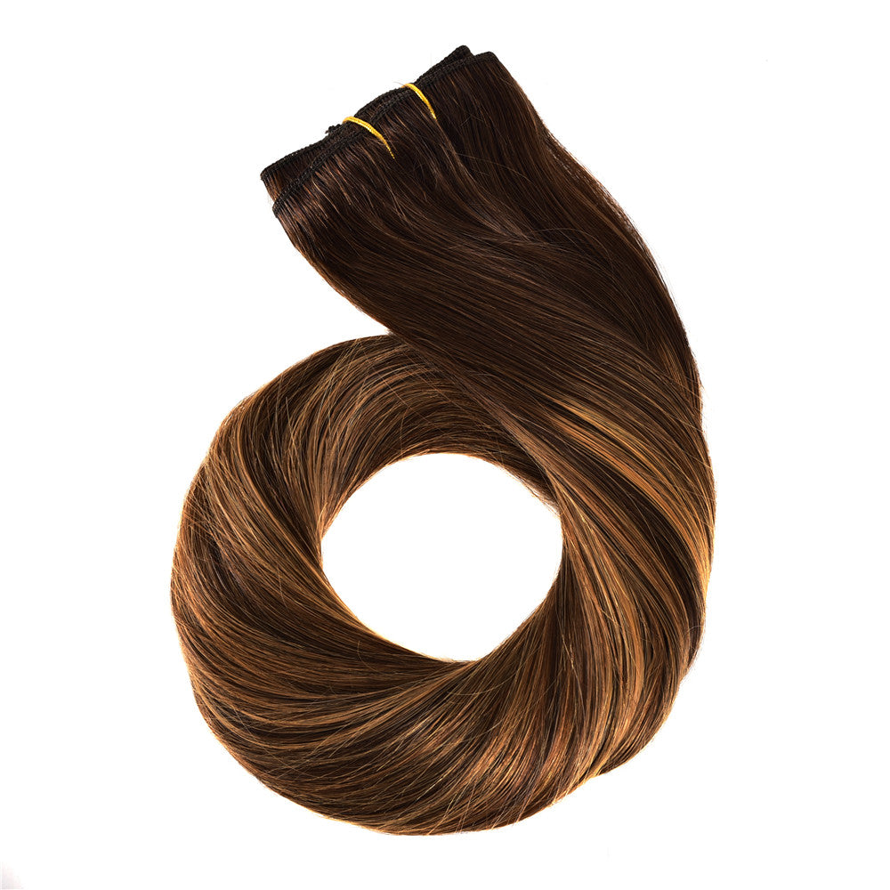 Clip in Hair Extensions Remy Human Hair Clip in Human Hair Natural Straight Clip in Extensions Full Head 7pcs 2.47 oz Long Straight Real Hair