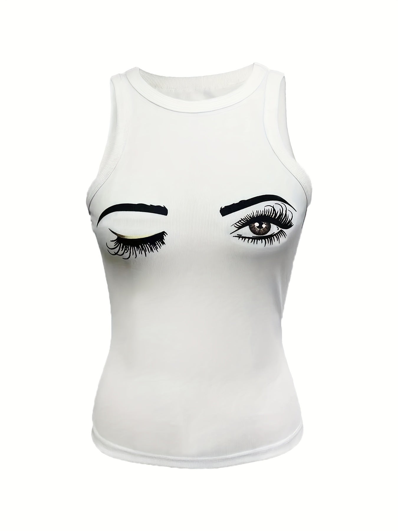 Women'S Sleeveless Color Block Tank Tops Basic Cami Shirt And Tank Blouses